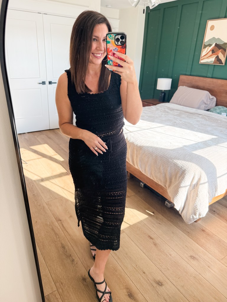 This new 2 piece crochet set is so nice!