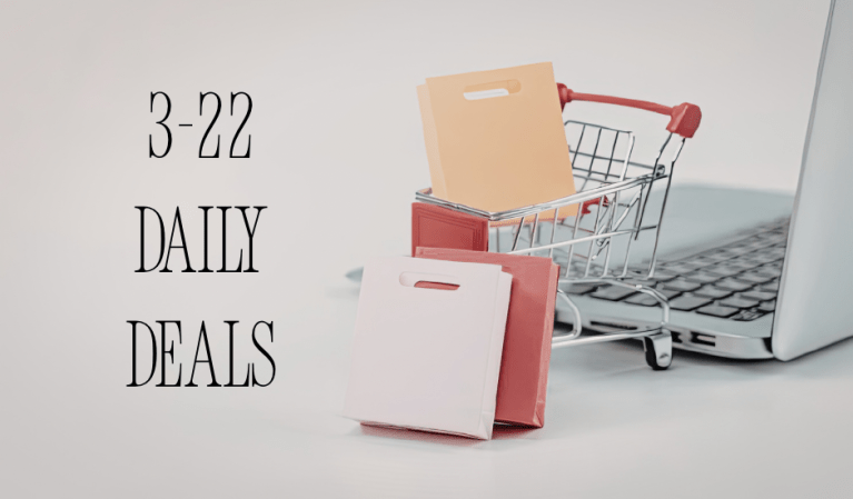 Good morning!! After sleeping in my own bed for the first time all week, I did NOT want to get up this morning. 😴 I was snoozing good. I pulled it together to grab you some deals though!