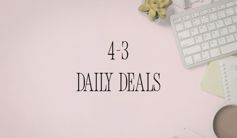 Good morning!! I have some BIG discounts for you today!